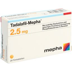TADALAFIL Mepha Filmtabl 2.5 mg 28 Stk