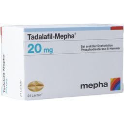 TADALAFIL Mepha Filmtabl 20 mg 24 Stk