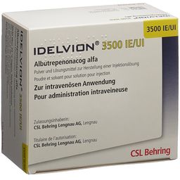 IDELVION Trockensub 3500 IE c Solv + Set Durchstf