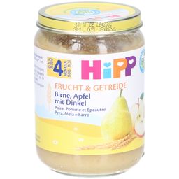 HiPP – Purée bio poire pomme avec épeautre dès 4 mois