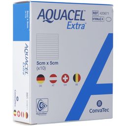 AQUACEL™ Extra™ Hydrofaser-Pflaster 5x5 cm