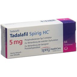 TADALAFIL Spirig HC Filmtabl 5 mg 84 Stk