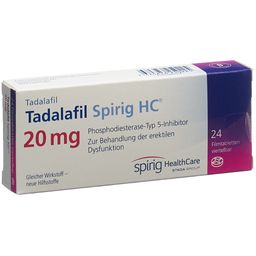 TADALAFIL Spirig HC Filmtabl 20 mg 24 Stk