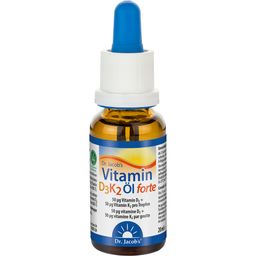 Dr. Jacob's Vitamin D3K2 Öl forte 2000 IE D3+K2 hochdosiert