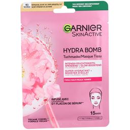 GARNIER SkinActive HYDRA BOMB Masque Visage Hydratant Sakura et Acide Hyaluronique