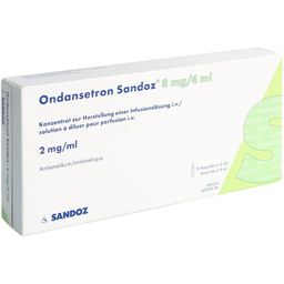 ONDANSETRON Sandoz Inf Konz 8 mg/4ml 8 Amp 4 ml