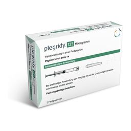 PLEGRIDY Inj Lös 125 mcg/0.5 ml Fertspr 2 Stk