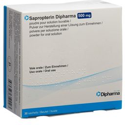 SAPROPTERIN Dipharma Plv 500 mg Btl 30 Stk