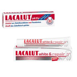 LACALUT aktiv Zahncreme + white & repair