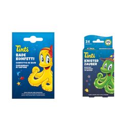 Tinti® Badekonfetti + Knisterzauber 3er Pack