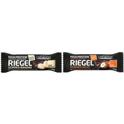 LAYENBERGER® High Protein Riegel Schoko-Banane + Schoko Nuss