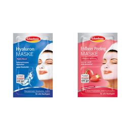 Schaebens Masque Hyaluronique + Schaebens Masque Peeling à la Fraise