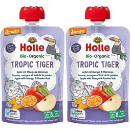 HOLLE Tropic Tiger - Gourde pomme, mangue et fruit de la passion