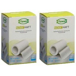 FLAWA® NOVA haft Selbstklebende elastische Fixierbinde 8 cm x 4 m