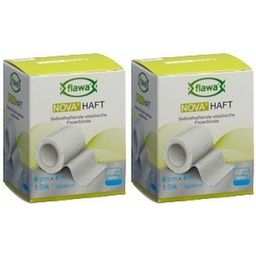 FLAWA® NOVA haft Selbstklebende elastische Fixierbinde 6x4 cm