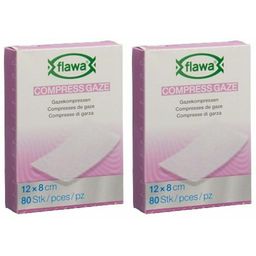 FLAWA® Mullkompressen 8 x 12 cm