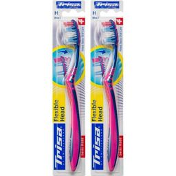 TRISA Brosse à dents dure à tête flexible