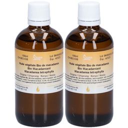 Huile végétale de macadamia bio Aromasan