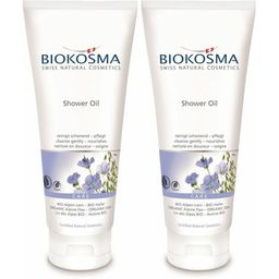 BIOKOSMA Duschöl Alpen-Lein