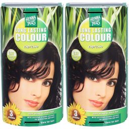 HENNA PLUS Long Last Colour 3.37 espresso x2