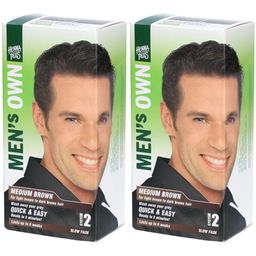 Men's Own Coloration Capillaire Châtain Moyen