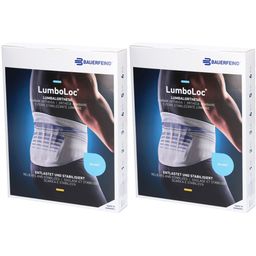 BAUERFEIND® Bandage de soutien dorsal LumboLoc® taille 4 titane