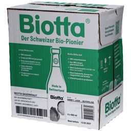 Biotta Jus de choucroute - 100% bio à base de chou blanc fermenté