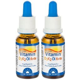 Dr. Jacob's Vitamin D3K2 Öl forte 2000 IE D3+K2 hochdosiert