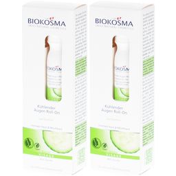 BIOKOSMA Roll-on yeux rafraîchissant à l'extrait de concombre bio