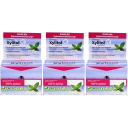 Miradent Xylitol Zahnpflegekaugummi Pfefferminz 12 Dosen à 30 Stück