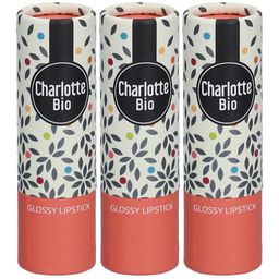 Charlotte Bio® Organischer glänzender Lippenstift – Rosenholz