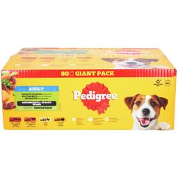 Pedigree Giant Pack – Sélection Mixte en Sauce pour Chien Adulte