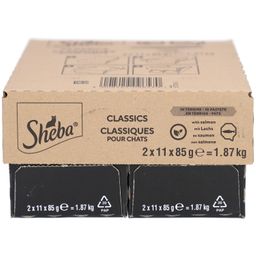 Sheba Classics - Lachs-Terrine für erwachsene Katzen