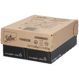 Sheba Finesse – Mousse au Saumon pour Chat Adulte