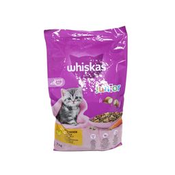 Whiskas Junior - Croquettes au poulet pour chaton entre 2 et 12 mois