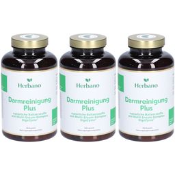 Capsules de nettoyage intestinal Herbano avec psyllium & complexe enzymatique