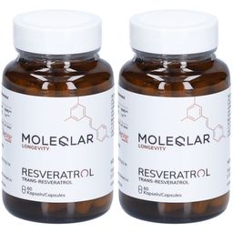 MOLEQLAR Longevity Resveratrol trans-Resveratrol Kapseln
