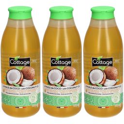 COTTAGE Douche Huile Extra Nourrissante Huile de Coco