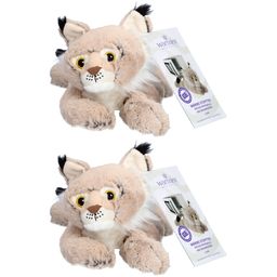 Warmies® Wärme-Kuscheltier Luchs grau ca. 36 cm
