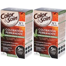 Color & Soin® Dauerhafte Haarfarbe 5N Strahlendes Hellbraun