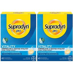 Supradyn pro Vitality – Brausetabletten mit Vitaminen, Mineralstoffen und Ginseng