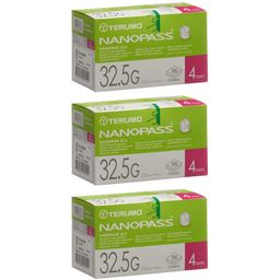Terumo® NANOPASS Pen-Nadel 32.5G 0,22x4mm