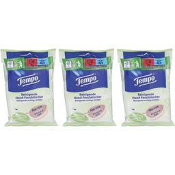 Tempo® Reinigende Hand-Feuchttücher ohne Alkohol und Duft