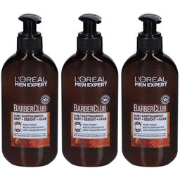 L'ORÉAL Men Expert Barber Club Shampooing pour barbe 3 en 1