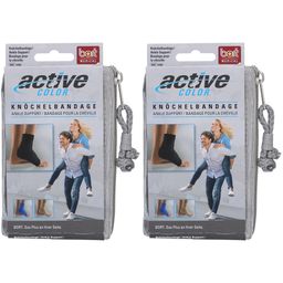 BORT ActiveColor® Knöchelbandage Gr. M schwarz