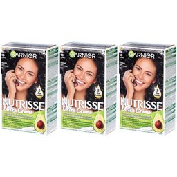 GARNIER NUTRISSE Crème Coloration permanente nutritive 10 Noir