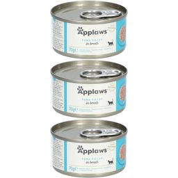 APPLAWS Nourriture humide pour chats avec filet de thon