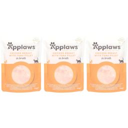 Applaws Huhn & Thunfisch Filet Adult Katze - Ergänzungsfuttermittel in Brühe