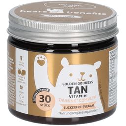 Bears with Benefits Golden Goddess Tan Vitamin-Bärchen