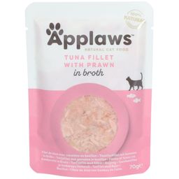 APPLAWS Nassfutter für Katzen mit Thunfisch und Garnelen